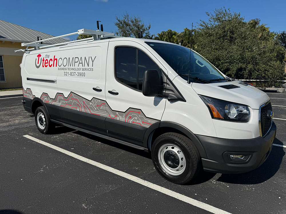 The Tech Company service van